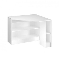 Mpc Bureau d'angle blanc 94 x 74,2 x 94 cm (LxHxP)