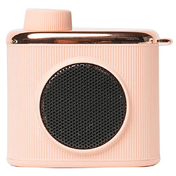 Yonis Enceinte Bluetooth Rétro 3W Mini Portable Autonomie 9h Enceinte Bluetooth Mini Rétro 3W Autonomie 9h Design Appareil Photo Rose YONIS