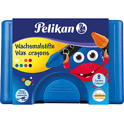 Pelikan Crayons de cire épais 666/8WL, rond, soluble dans l' () 