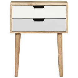 Avis Maison Chic Table de chevet,Table de nuit,Table d'appoint pour salon 47x35x59 cm Bois de manguier massif -MN69052