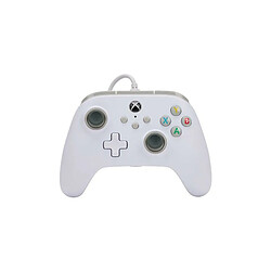 Contrôle des jeux Powera ENHANCED WHITE Blanc XBOX SERIES X-S