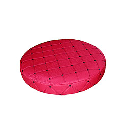 2 Pcs 35 cm Bar Tabouret Couverture Ronde Ascenseur Chaise Manches Polyester Salon Rouge