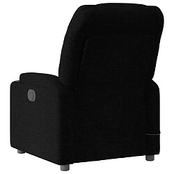 Acheter Maison Chic Fauteuil Relax pour salon, Fauteuil de massage inclinable électrique Noir Tissu -GKD90391