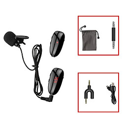 Universal Étui à revers pour microphone sans fil Laval sur microphone amplificateur caméra enregistrement microphone smartphone | microphone