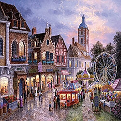 Trefl - 33033 - Puzzle - La Fête Foraine - 3000 Pièces