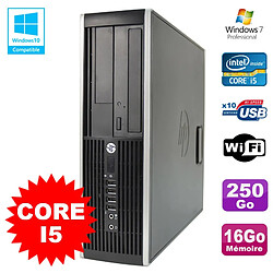 PC HP Elite 8200 SFF Intel Core I5 3.1GHz 16Go Disque 250Go DVD WIFI W7 · Occasion 