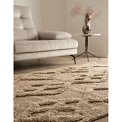 Avis Hadorn Tapis shaggy 185x125 brun Thun Tribus