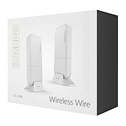 Point d'Accès Wireless Wire Mikrotik RBwAPG-60ad kit 60 GHz Blanc (2 pcs) 