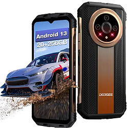 Telephone portable incassable DOOGEE V31GT Android 13,6.58"FHD+ 20+256Go déblocage du visage 10800mAh-66W Smartphone débloqué -Or