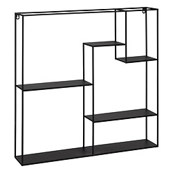 BigBuy Home Étagère 70 x 13 x 70 cm Noir Métal 