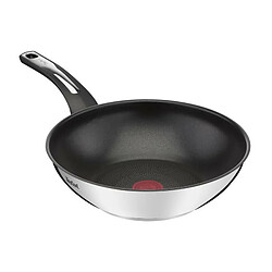 TEFAL E3001904 Emotion poele wok 28cm, revetement anti-adhésif, tous feux dont induction