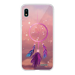 Coque Samsung Galaxy A10 360 intégrale transparente Attrape rêve rose Ecriture Tendance Design Evetane.