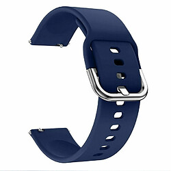 Riffi Bracelet en silicone Riff pour Samsung Galaxy Watch d'une largeur de 22 mm Bleu 