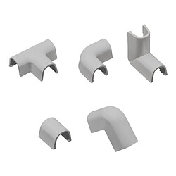 Inofix - Accessoires assortis pour Cablefix 2201 gris metallisé