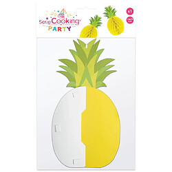 Ananas Alvéolé 15 x 29 cm - Scrapcooking Party