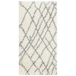 Hadorn Tapis shaggy 183x61 blanc crème Lachen Fence