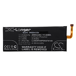 vhbw Batterie remplacement pour ZTE Li3829T44P6HA74140 pour smartphone (2900mAh, 3,8V, Li-polymère)