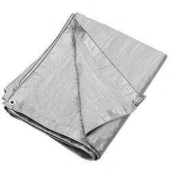 vidaXL Bâche 90 g/m² 8x10 m Gris PEHD