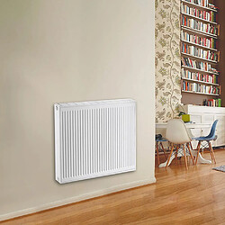 Radiateur eau chaude réversible Acier Blanc Type 22 Chauffage central DE DIETRICH