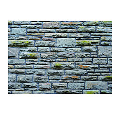 Fond de réservoir d'aquarium aquarium 3d autocollant de fond adhésif simple face bleu brique 122x61cm