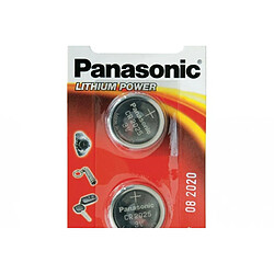 Gamesland PANASONIC - Piles Lithium Coin - CR2025 X 2