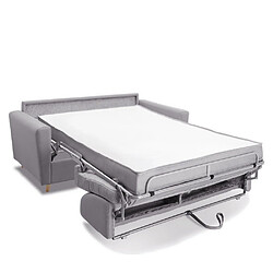 Avis Inside 75 Canapé convertible express 120 TREVISE sommier métal matelas 20 cm Twist gris clair