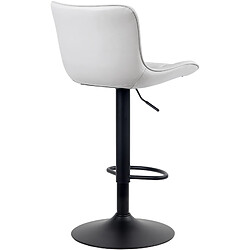 Non Tabouret de bar Linus simili cuir pas cher