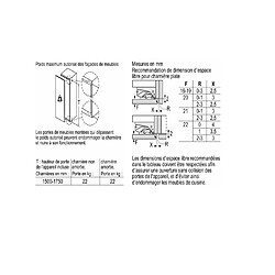 Acheter Réfrigérateur 1 porte intégrable à pantographe 310l blanc - KIR81VFE0 - BOSCH