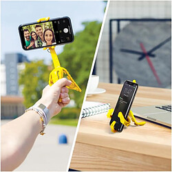 Avis Celly Squiddy trépied Smartphone/Action camera 6 pieds Jaune