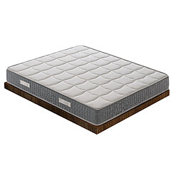 Materassi&Doghe Matelas 120x190 Mousse - Accueil Mémoire De Forme - Haut 21 Cm - Mod Delphine - Haute Densité