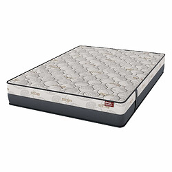 Matelas HR Viscosoja Excellence Nature 90x200 28 cm Double Face Indépendance des Lits Fermeté Haute Dream Confort 