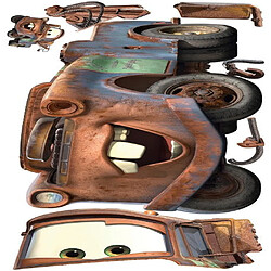 Acheter Emob DISNEY MARTIN CARS - Stickers repositionnables géants de Martin dans Cars 2, film d'animation Disney