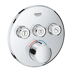 GROHE - Mitigeur encastré 3 sorties Grohtherm SmartControl