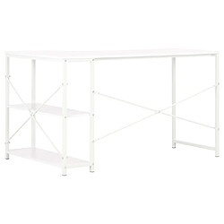 Acheter Maison Chic Bureau d'ordinateur solide,Table de travail Blanc 120 x 72 x 70 cm -GKD44896