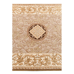 Vidal Tapis de couloir en laine 300x81 brun Darya pas cher