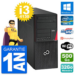 PC Tour Fujitsu Esprimo P720 Intel i3-4130 RAM 32Go Disque 500Go Windows 10 Wifi · Occasion 