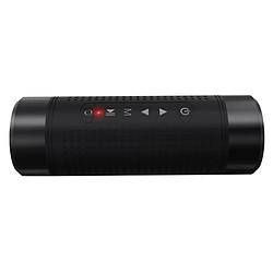 Wewoo Enceinte Bluetooth Extérieur FM Radio Haut-Parleur Subwoofer Basse Haut-parleurs 5200 mAh Puissance Banque + LED lumière