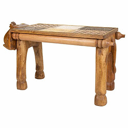 Acheter Table Basse Alexandra House Living Marron Clair Laiton Bois de manguier 30 x 37 x 71 cm