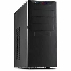 Inter-Tech IT-8833 Velvet II Tour Noir (CASE ATX IT-8833 VELVET II MID - Wiederverwendbare Slotbleche/ USB Type C intern als USB 3.0 Anschluss/ USB und Audiostecker intern als genormte Blockstecker/ Vorbereitung für Kensington-Lock/ Schaumstoffaufl