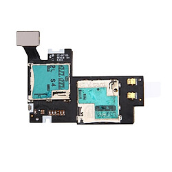 Wewoo Tiroir de Carte SIM pour Samsung Galaxy Note II / N7105 Lecteur de SIM et SD pièce détachée