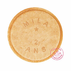 Avis Scrapcooking Tampon pour biscuits avec message personnalisable