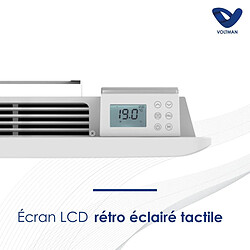 Chauffage électrique chaleur douce Leia - 1500W - blanc - Voltman pas cher