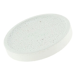 Porte-savon de salle de bain de diatomite terre porte-tapis dessous de plat rond vert pas cher