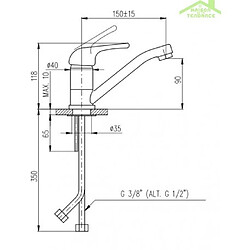 Avis Rav Mitigeur lavabo SAZAVA à long bec en chrome