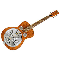 Dobro Hound Dog Deluxe Round Neck Vintage Brown Epiphone