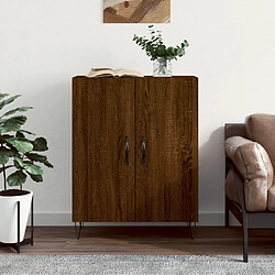 Maison Chic Buffet,Meuble de Rangement,commode pour salon,Cuisine chêne marron 69,5x34x90 cm bois d'ingénierie -MN78739