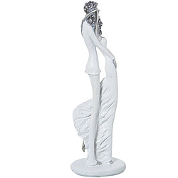 Acheter Figurine Décorative Alexandra House Living Blanc Argenté Acrylique Plastique Mélamine 9 x 8 x 30 cm