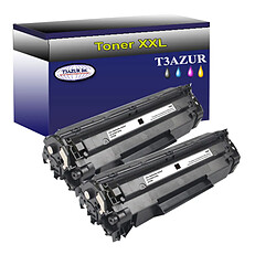 Lot de 2 Toners compatibles HP LaserJet Pro M12a, M12w - 1 000p - T3AZUR Lot de 2 Toners compatibles pour imprimante HP LaserJet Pro M12a, M12w - 1 000p - T3AZUR