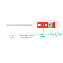 Thermomètre numérique électronique Sonde BBQ Cuisson de la viande Testeur de température des aliments Haute précision avec Afficha177