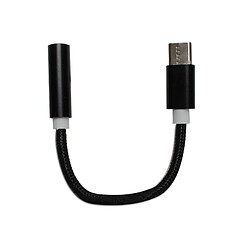 MOOOV Adaptateur USB-C mâle/ jack 3,5 mm fem. 0,13 m - noir